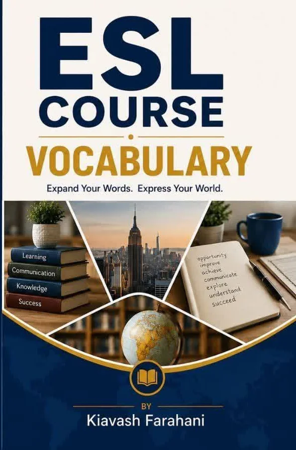 جلد کتاب ESL Course Vocabulary